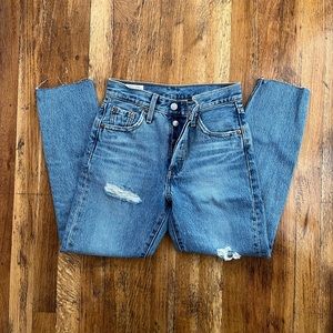 Levi’s 501 Skinny Crop Jeans size 23